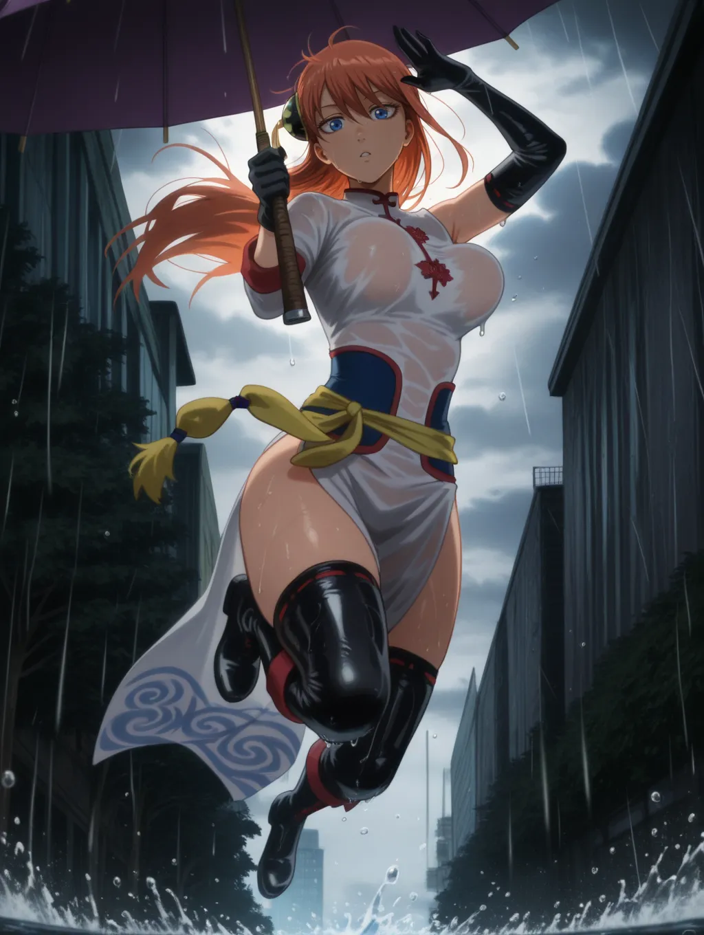 Kagura | Gintama 🌧️🌂 waifuinvoker ai generated Page.63