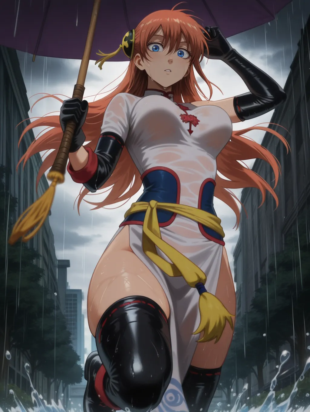 Kagura | Gintama 🌧️🌂 waifuinvoker ai generated Page.67