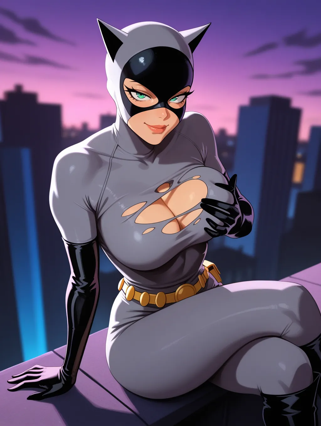 Catwoman | Batman: The Animated Series 😻 waifuinvoker ai generated Page.6