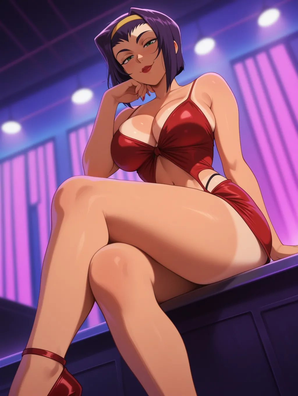 Faye Valentine | Cowboy Bebop 🍸🪩 waifuinvoker ai generated Page.13