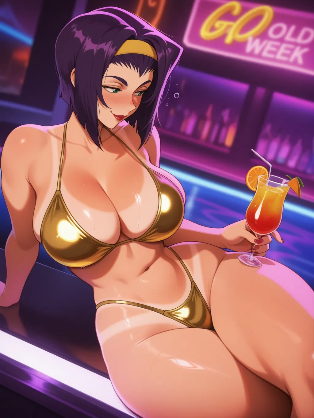 Faye Valentine | Cowboy Bebop 🍸🪩 waifuinvoker ai generated Page.22