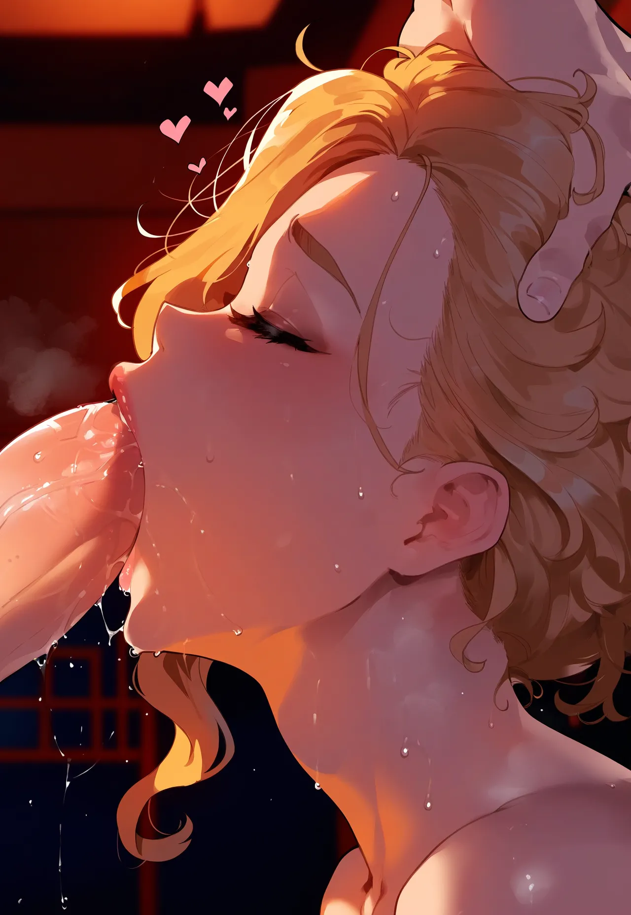 Azur Lane Hood-Red lingerie liu ai generated Page.9