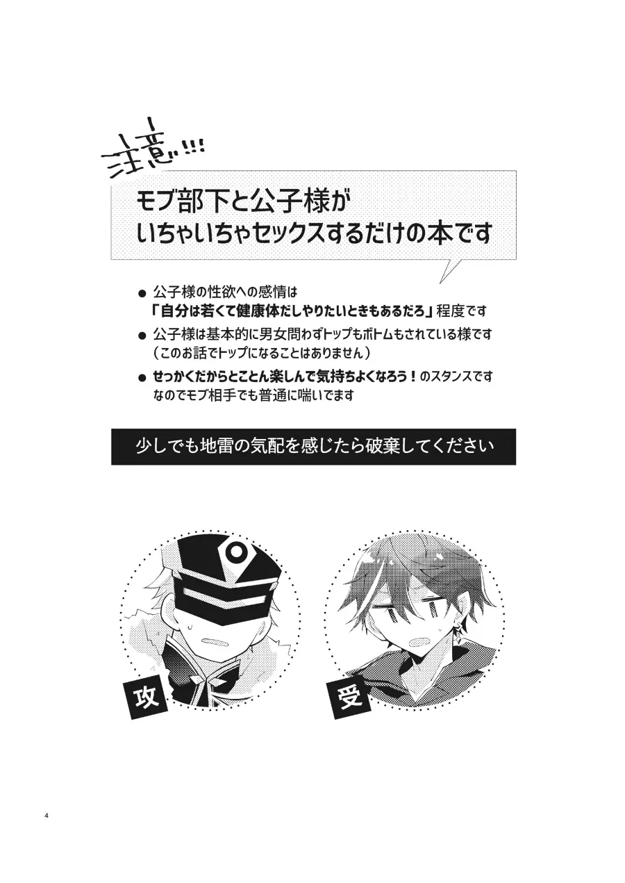 部下だって公子様とワンナイトしたい Page.3