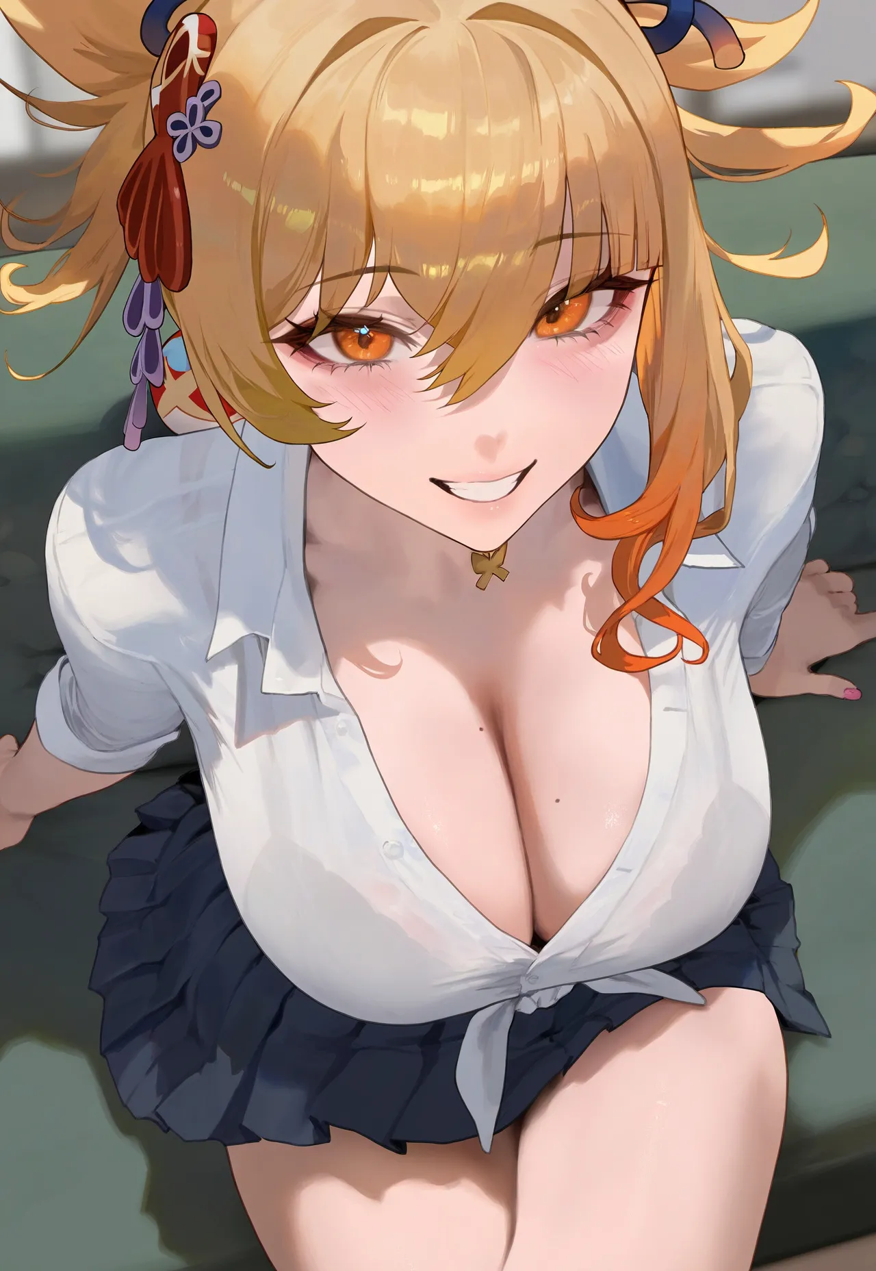 Yoimiya quick sloppy toppy + Random gyaru raiden liu ai generated Page.3