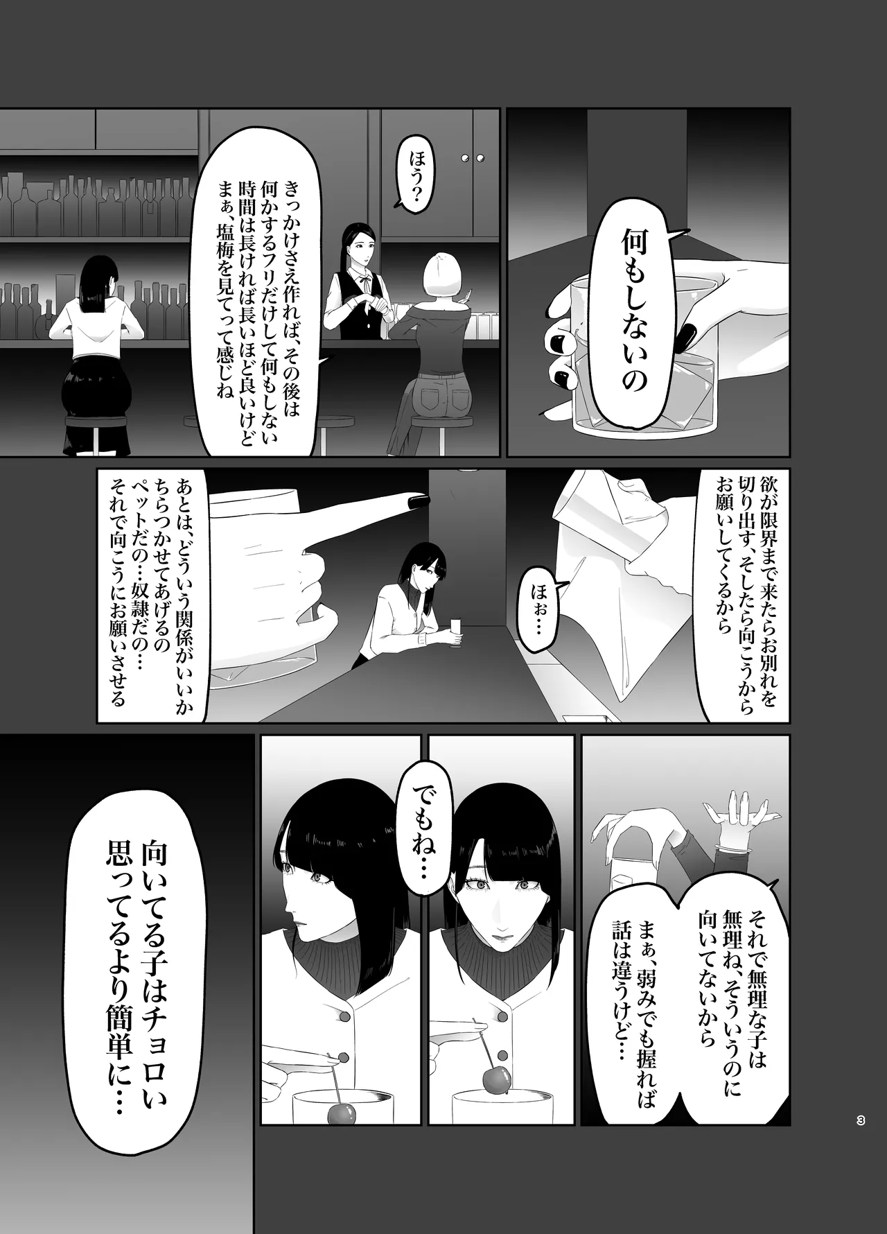 新人女子アナ尊厳破壊レズ奴隷調教 Page.3