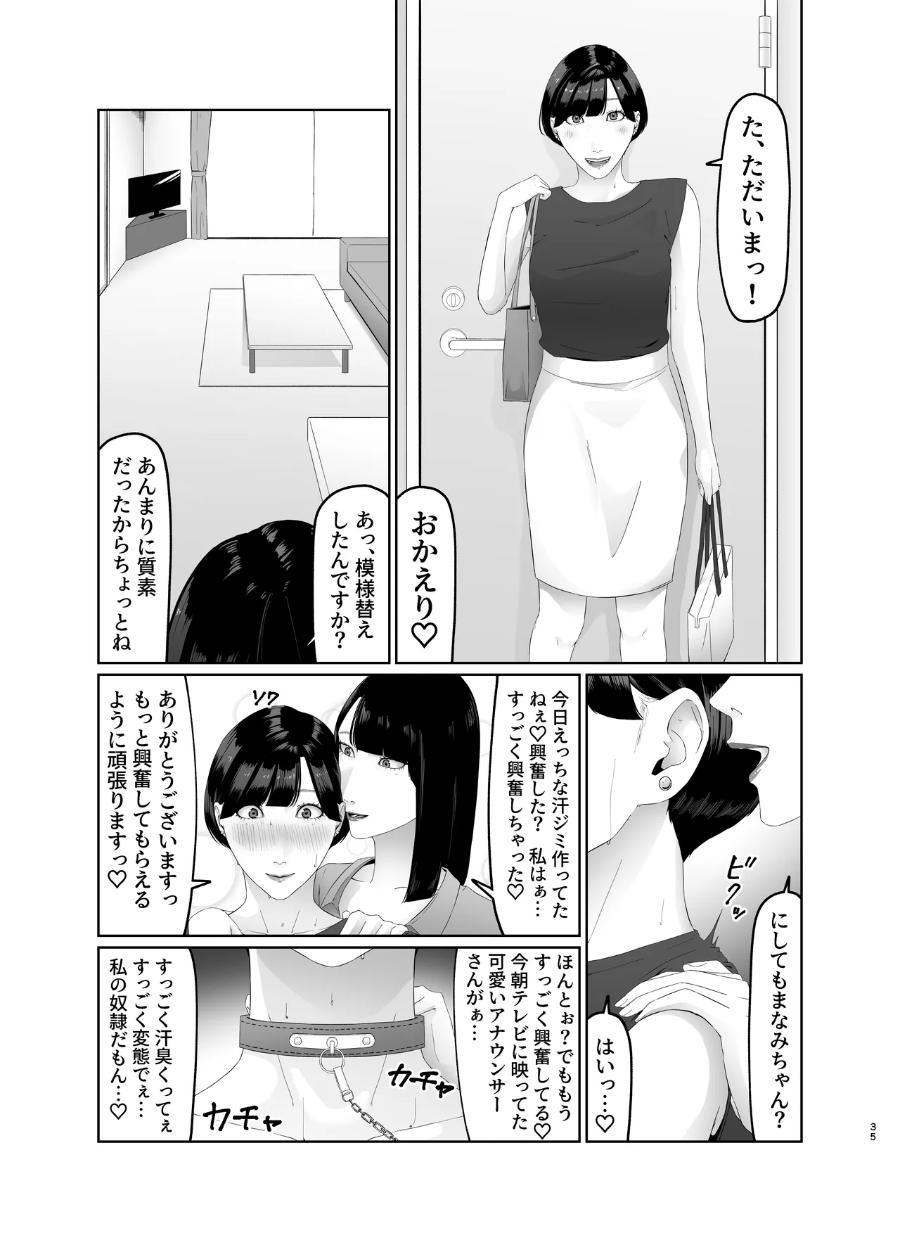 新人女子アナ尊厳破壊レズ奴隷調教 Page.35
