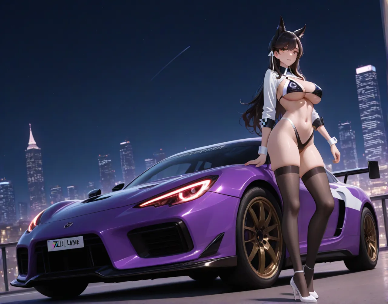 [Sunny] Atago Stunning Speedster (Race Queen) 335 pics (Azur Lane) [AI Generated] Page.29