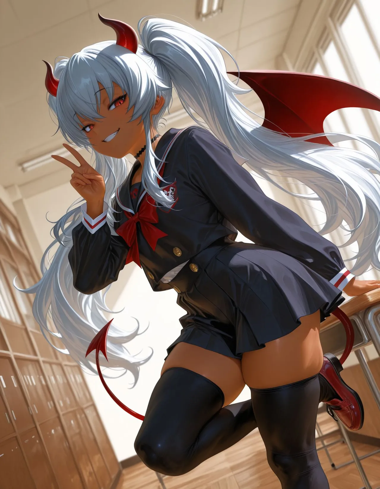 褐色#182 グリムアロエ grim aloe nsfw 褐色生活_DSL ai generated Page.17