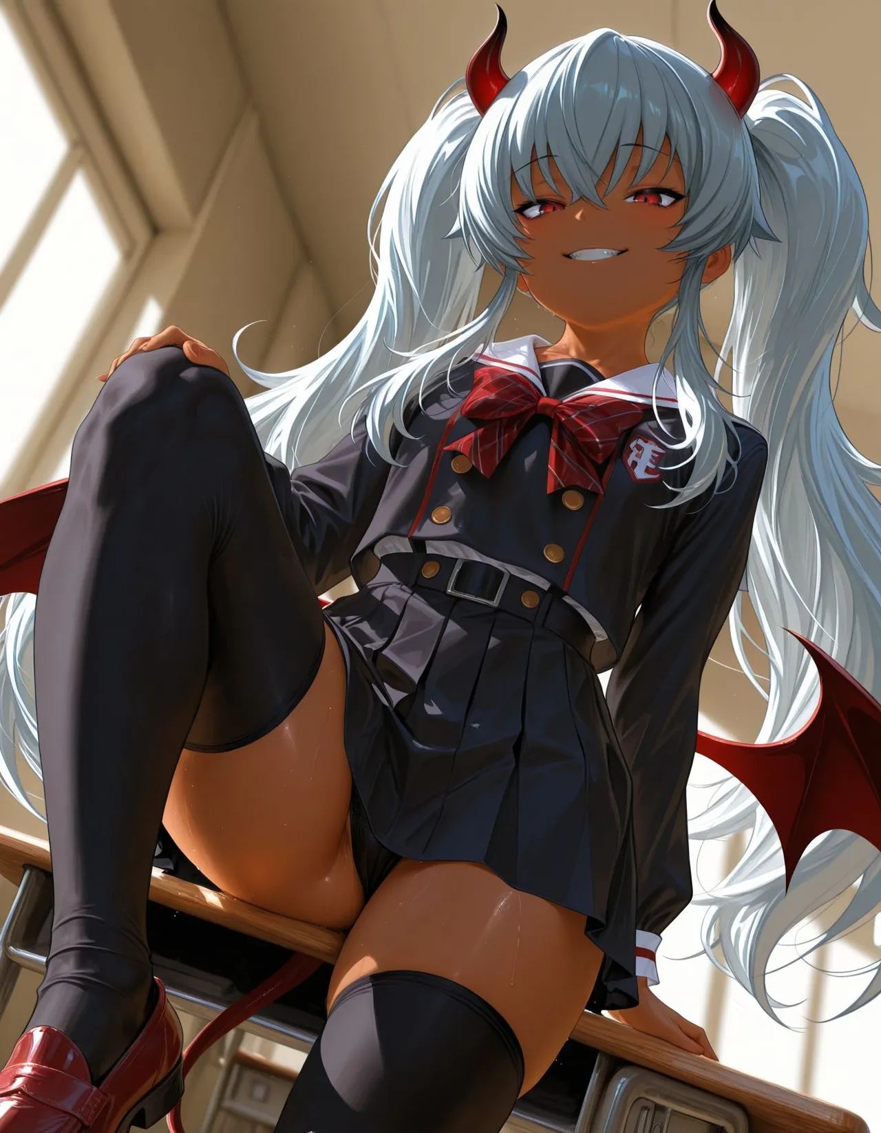 褐色#182 グリムアロエ grim aloe nsfw 褐色生活_DSL ai generated Page.20