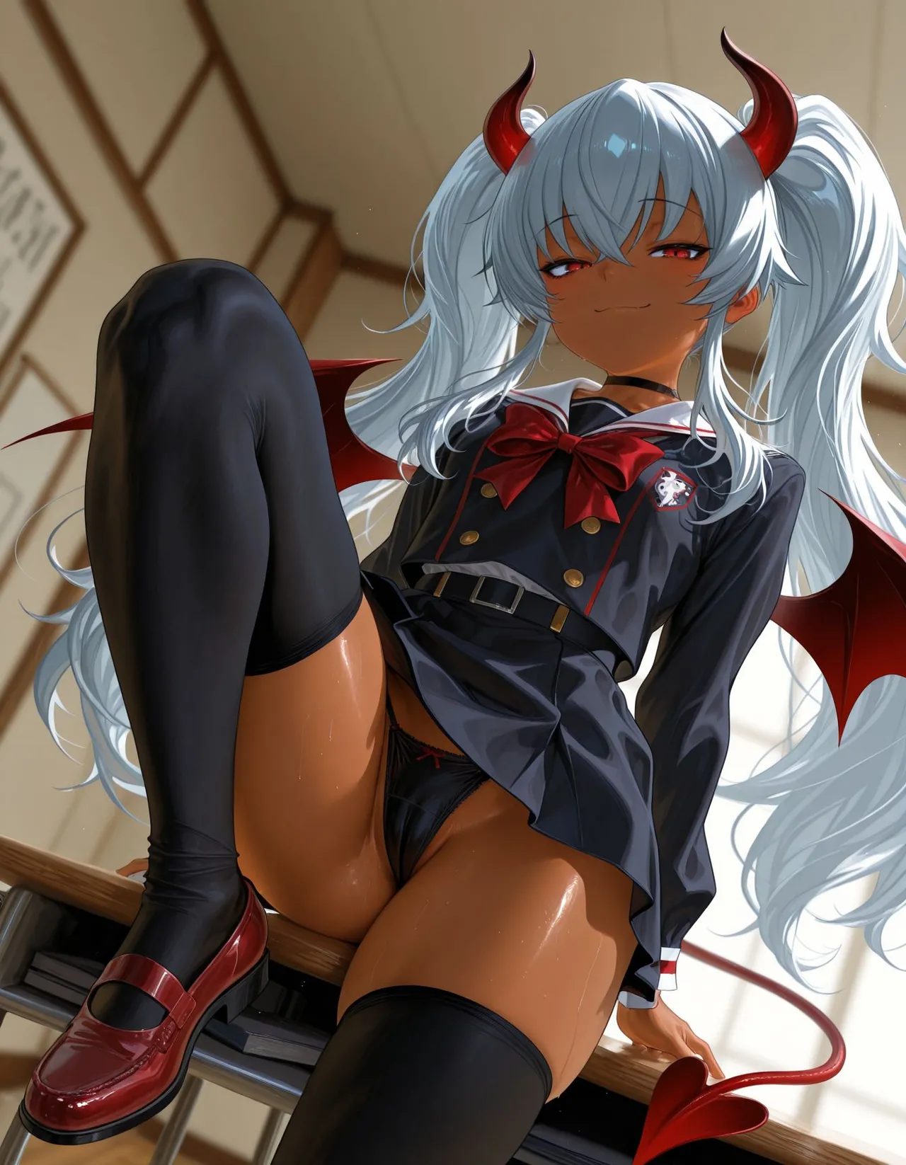 褐色#182 グリムアロエ grim aloe nsfw 褐色生活_DSL ai generated Page.23