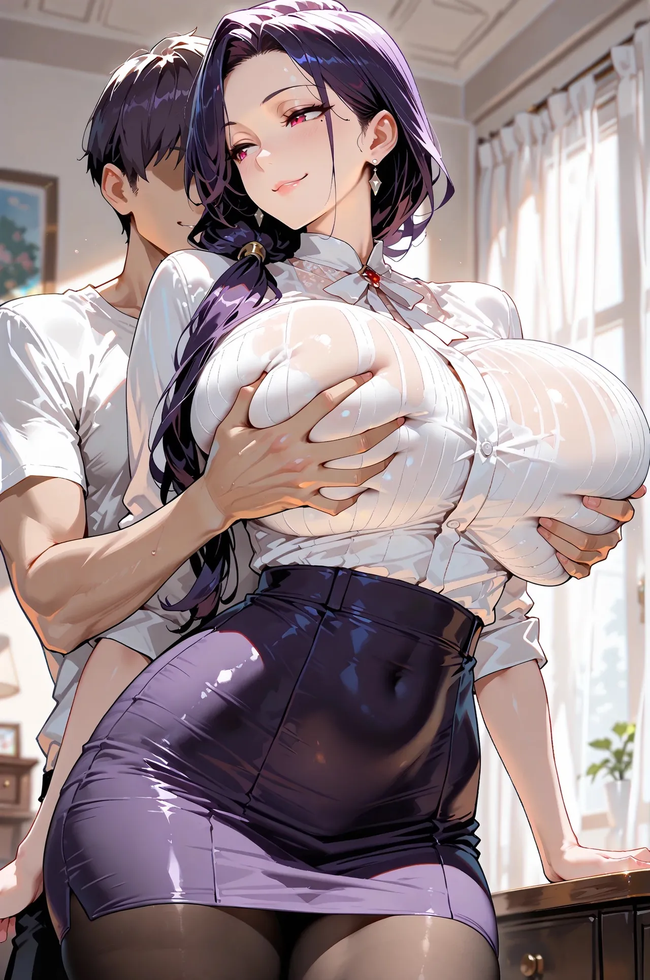 【SILVER】original milf , ice queen お姉さん ai generated Page.57