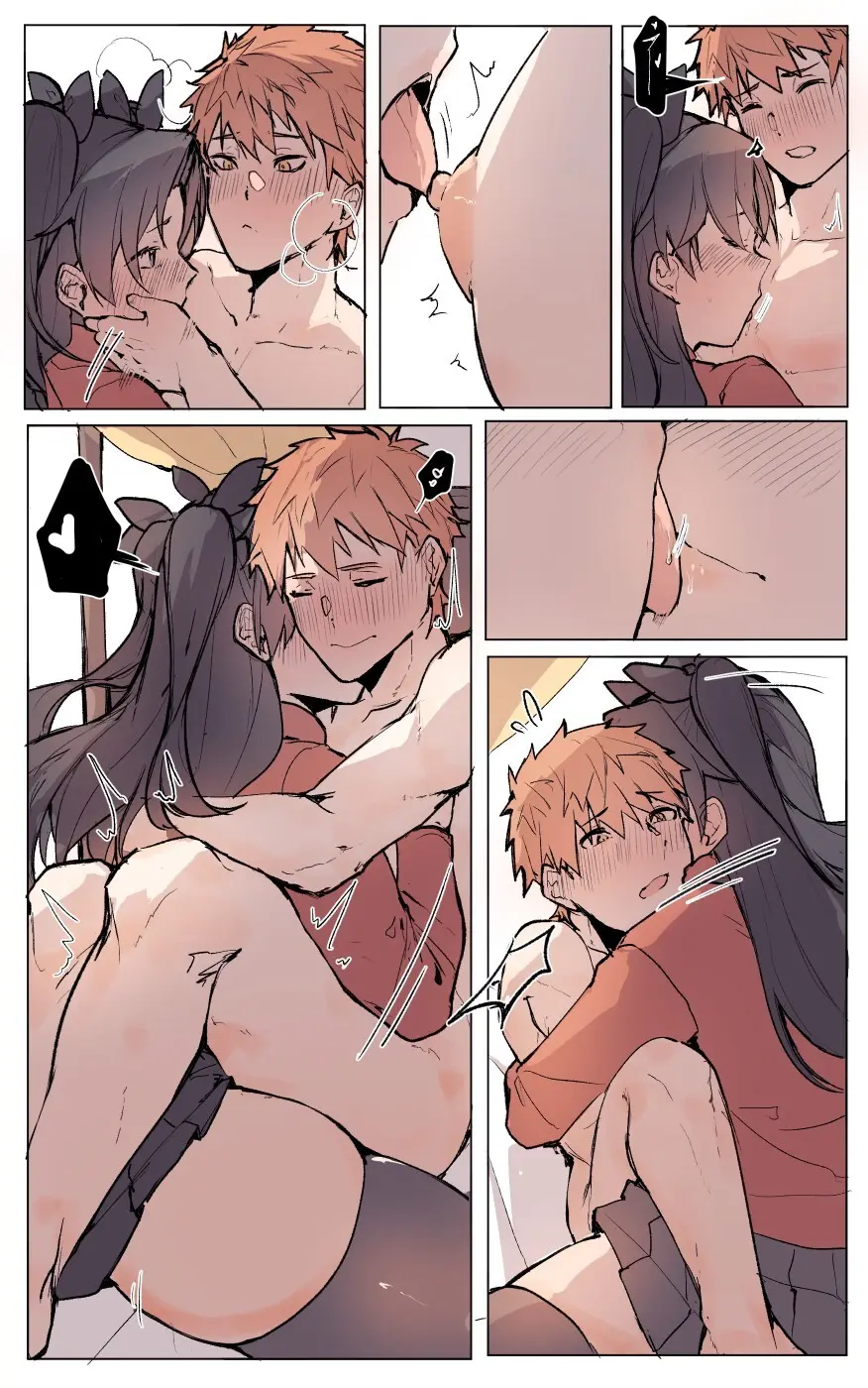 [アンゲル】 誰の肛門が無防備になったのか？! 凛×士郎 Page.8