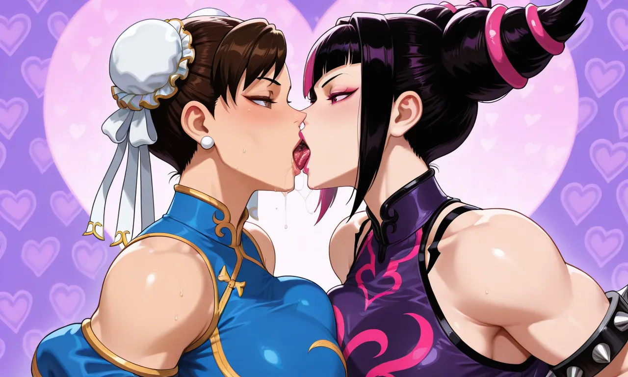 Street Fighter - Juri Han & Chun Li daidoujipv ai generated Page.14