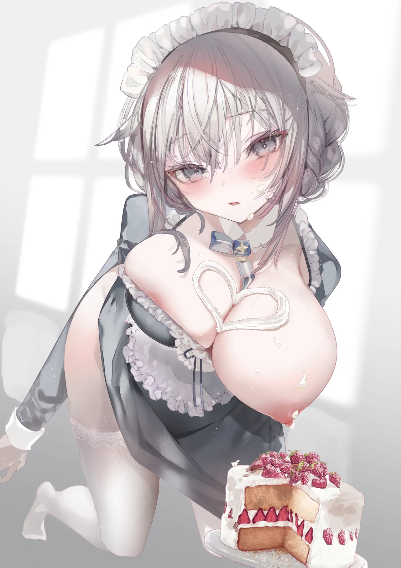 ダウナーなデカ乳メイドさんはお仕置きご奉仕をおねだりする。〜本性は下品でドスケベすぎる積極的な召使い〜 Page.3