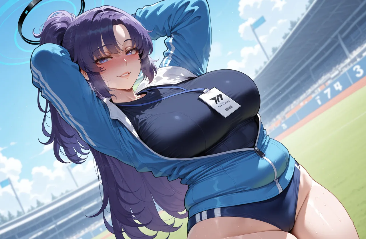 [Miyu Ai] Hayase Yuuka (Track): After Practice [Ai Generated] Page.14