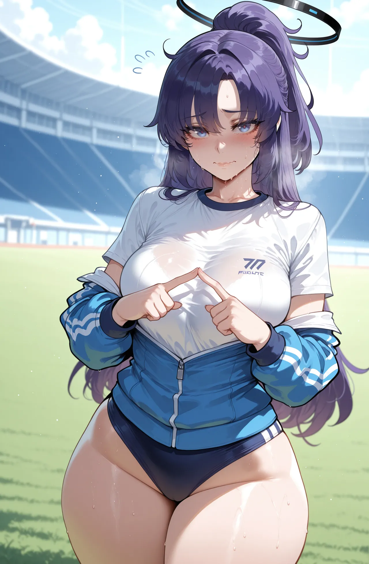 [Miyu Ai] Hayase Yuuka (Track): After Practice [Ai Generated] Page.174