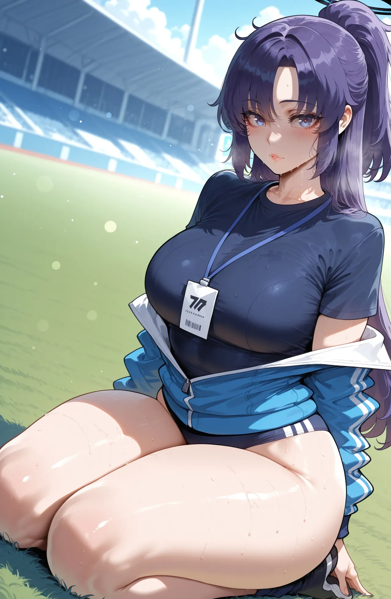 [Miyu Ai] Hayase Yuuka (Track): After Practice [Ai Generated] Page.22