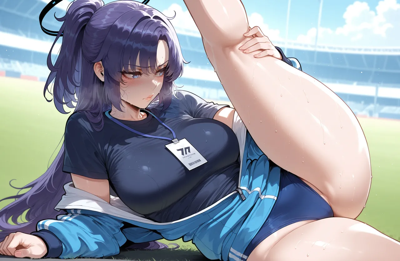 [Miyu Ai] Hayase Yuuka (Track): After Practice [Ai Generated] Page.36