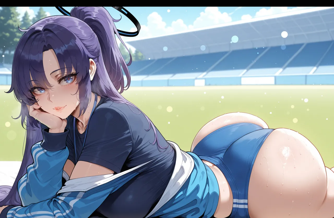 [Miyu Ai] Hayase Yuuka (Track): After Practice [Ai Generated] Page.39