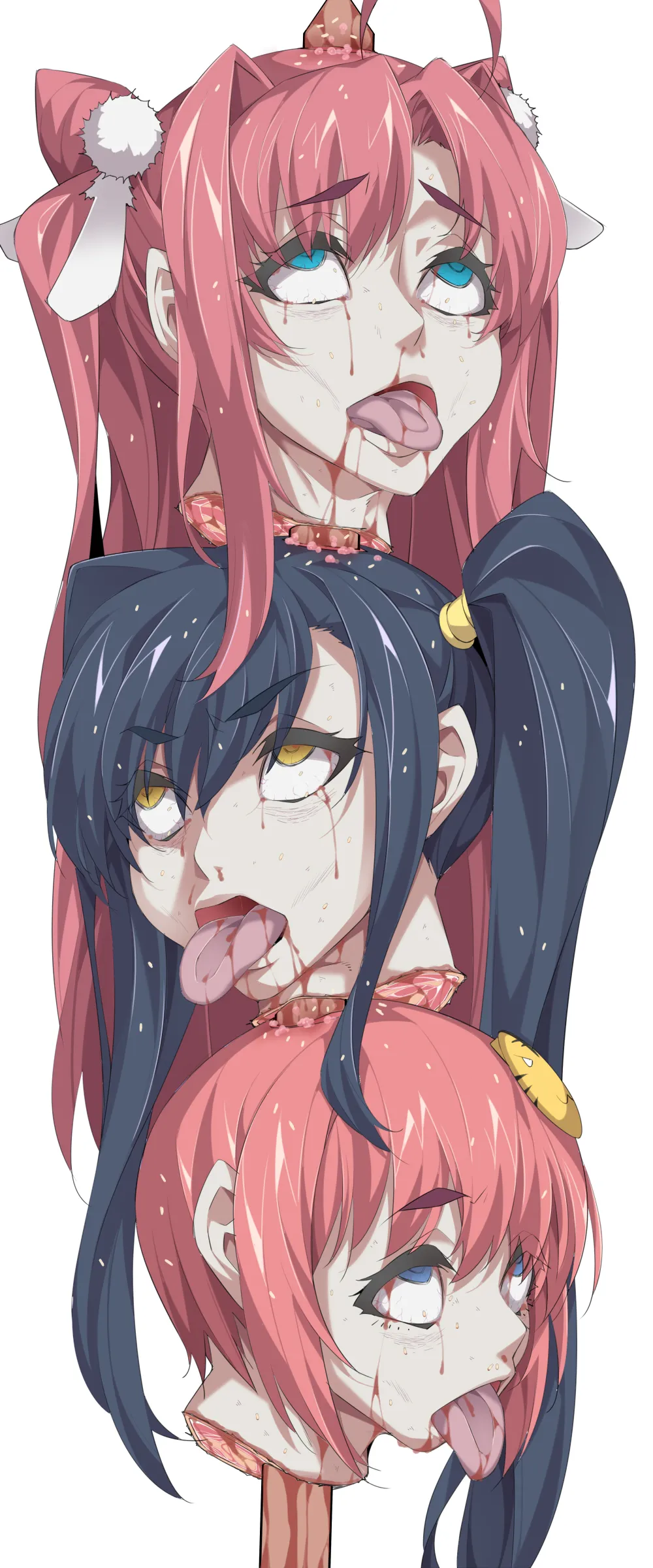 bekon15 / ko1444 / Bacon Ryona graffiti 1-11 + 2 Skeb guro Pixiv posts. Page.157