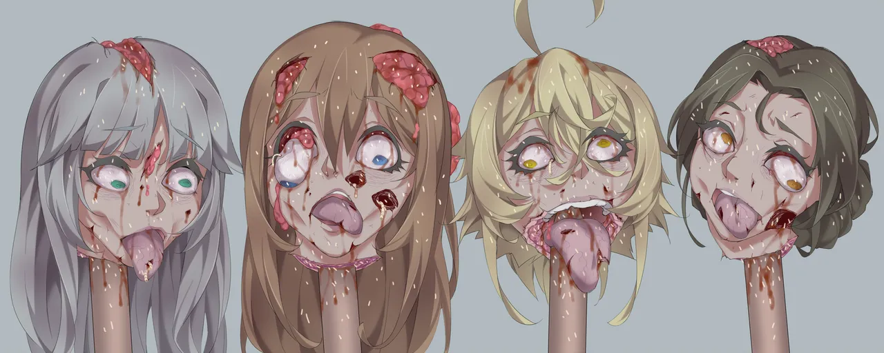 bekon15 / ko1444 / Bacon Ryona graffiti 1-11 + 2 Skeb guro Pixiv posts. Page.172