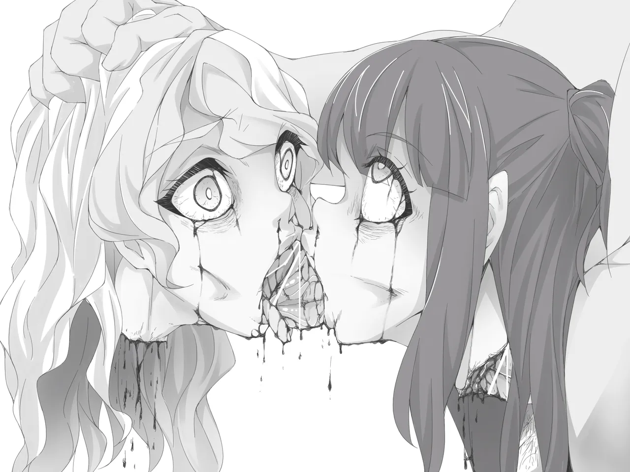 bekon15 / ko1444 / Bacon Ryona graffiti 1-11 + 2 Skeb guro Pixiv posts. Page.30