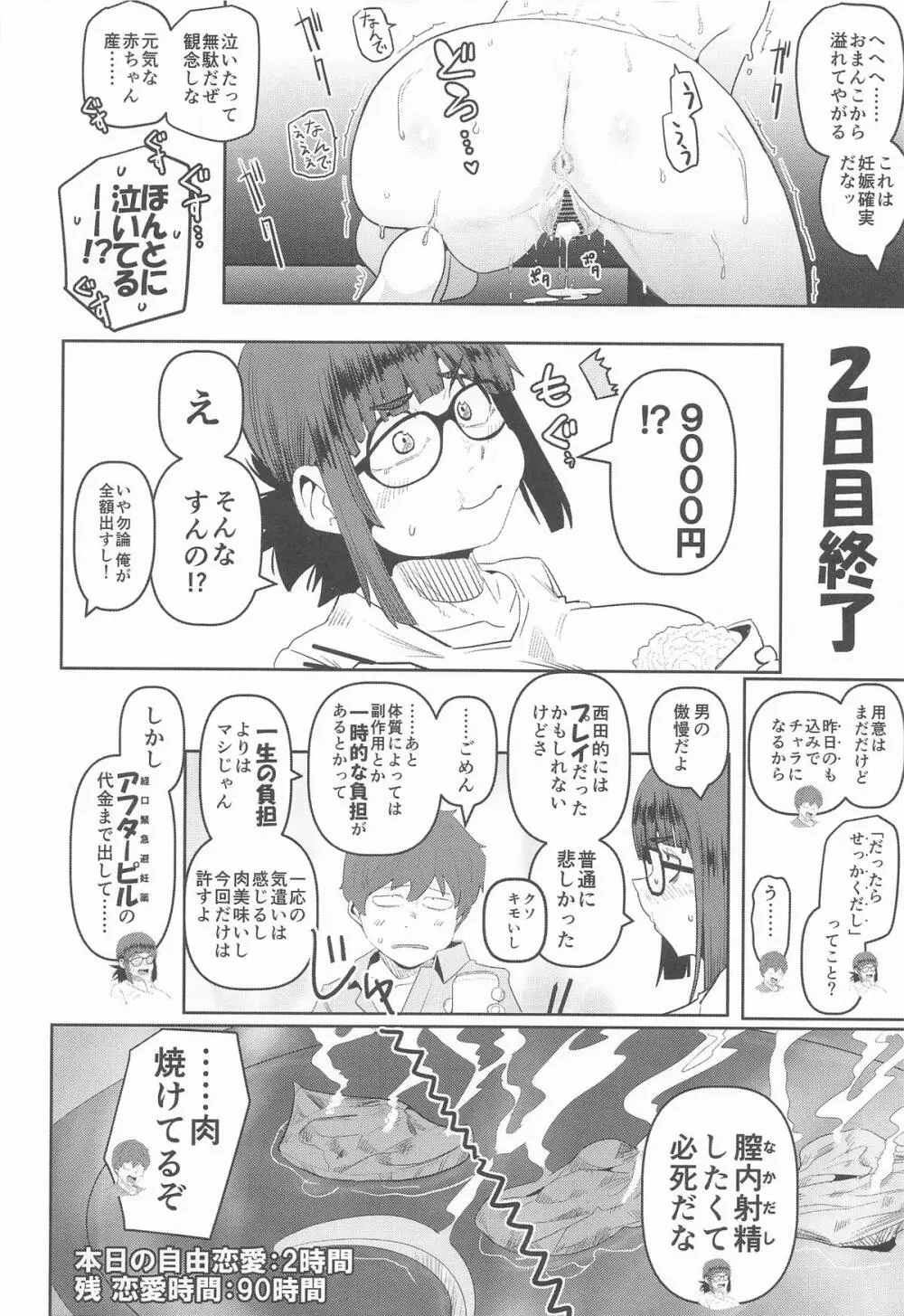 堕〇67パーセント 現役爆乳金欠JD吉澤さんの完全個室型強制自由恋愛 Page.29