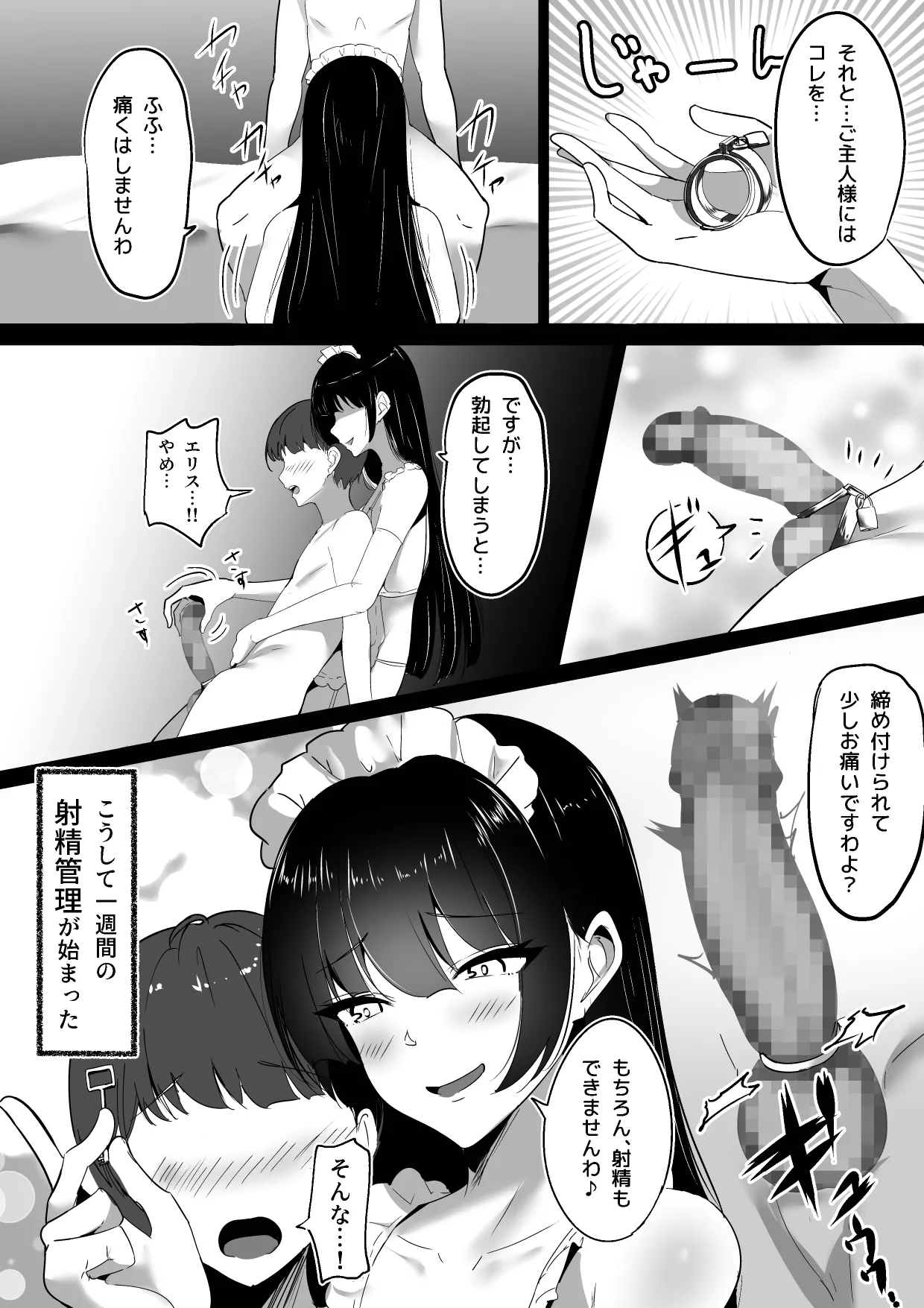 僕の専属メイドは射精管理がお好き。 Page.6