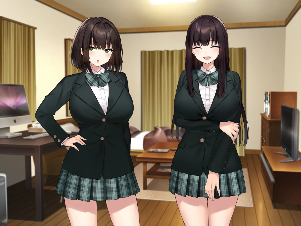 巨乳な先輩? 巨乳な幼なじみ? 二人とハーレムH...する? Page.377