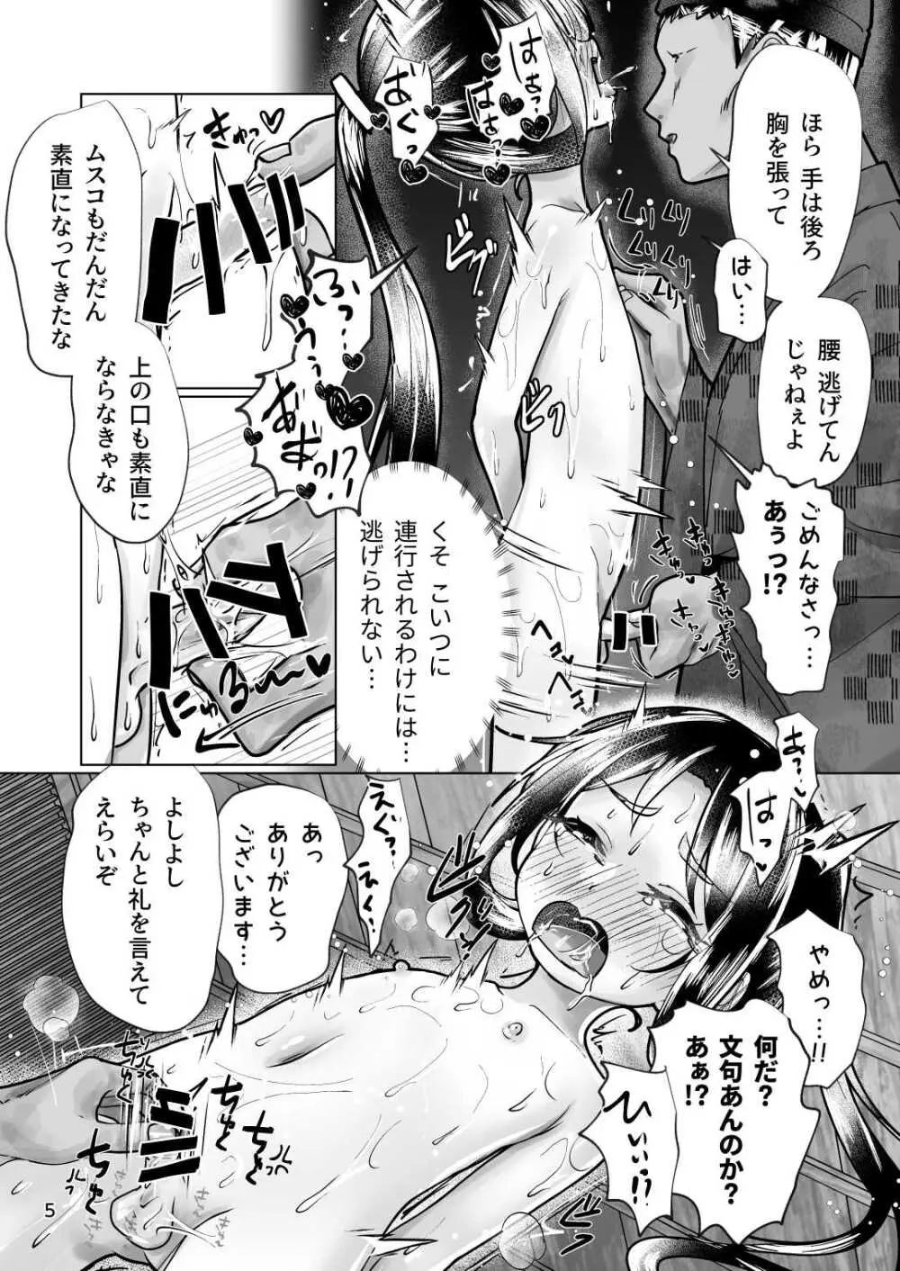 逃げられなかった若君〜離れの一間で雌稚◯弄り〜 Page.5