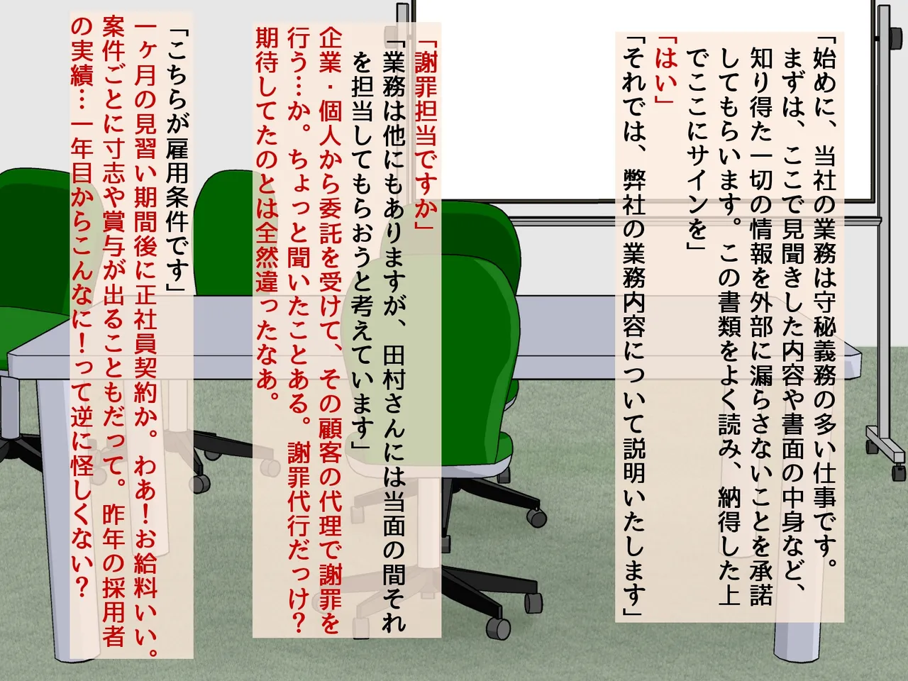 「謝罪担当」カラダを使った簡単なお仕事です Page.7