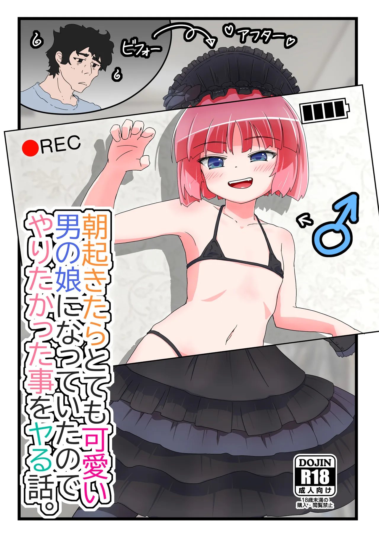 朝起きたらとても可愛い男の娘になっていたのでやりたかった事をヤる話。