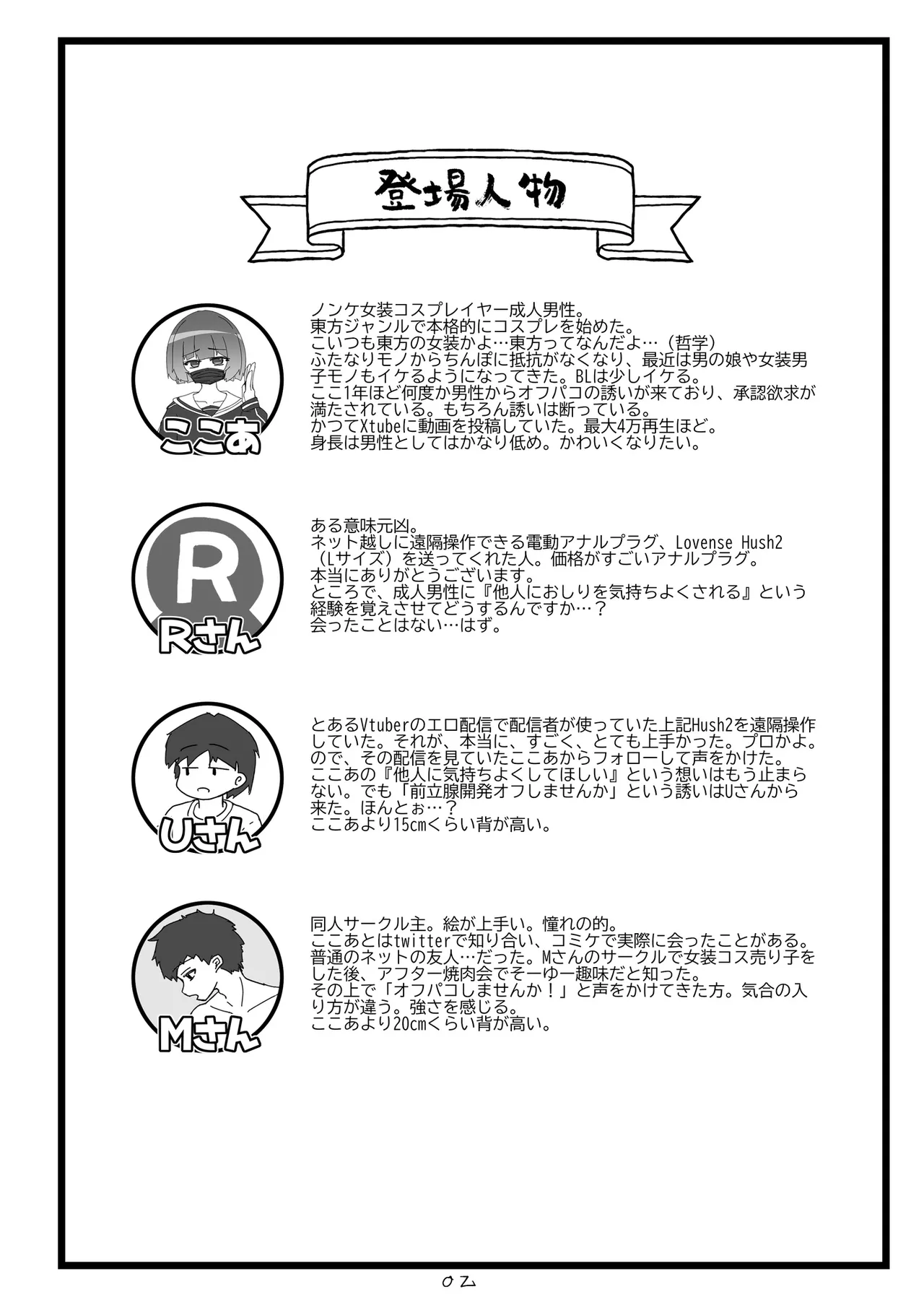 ノンケだったはずの女装コスプレイヤーが男性に誘われてオフパコする話。 Page.3