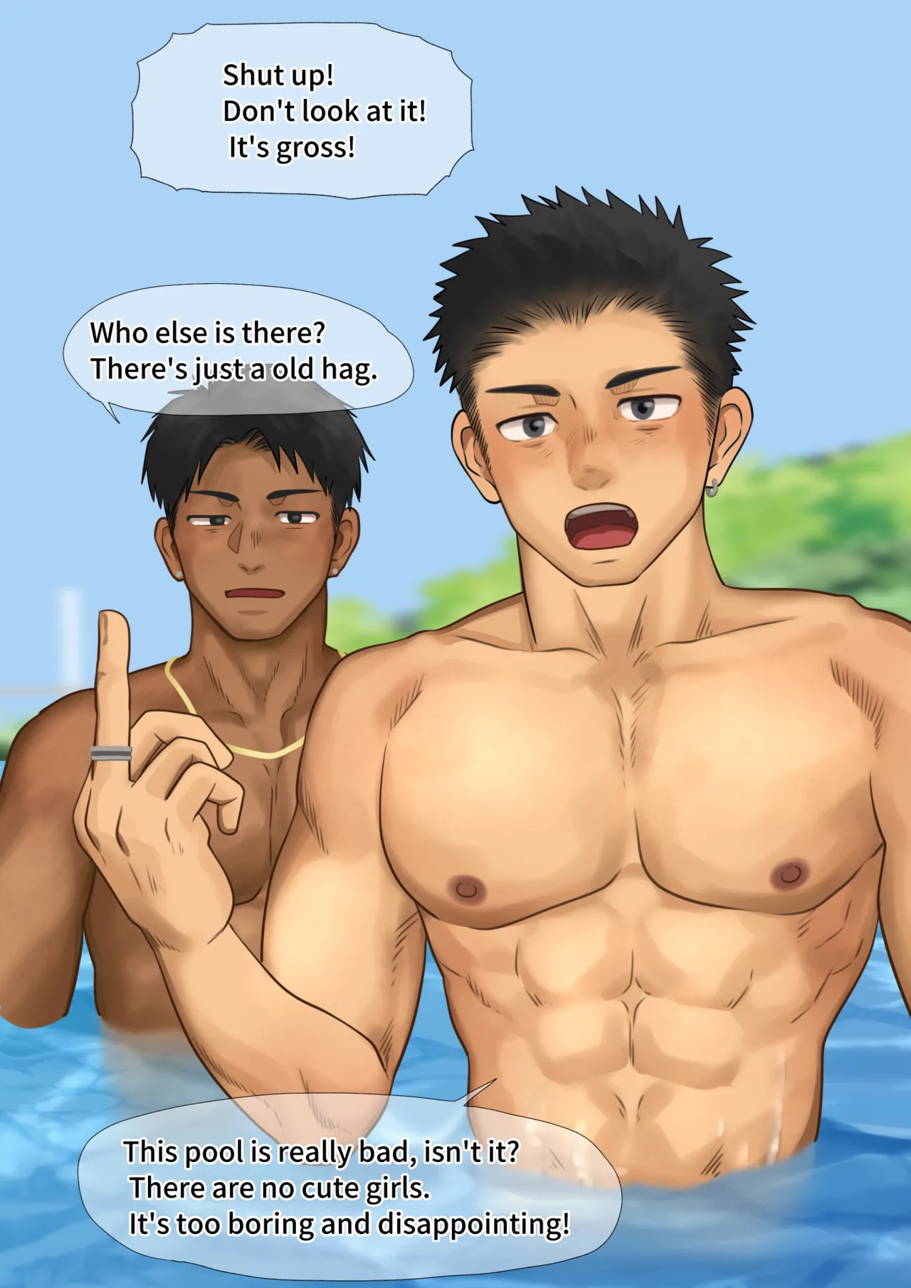 プール監視員のお仕置きファック Page.9