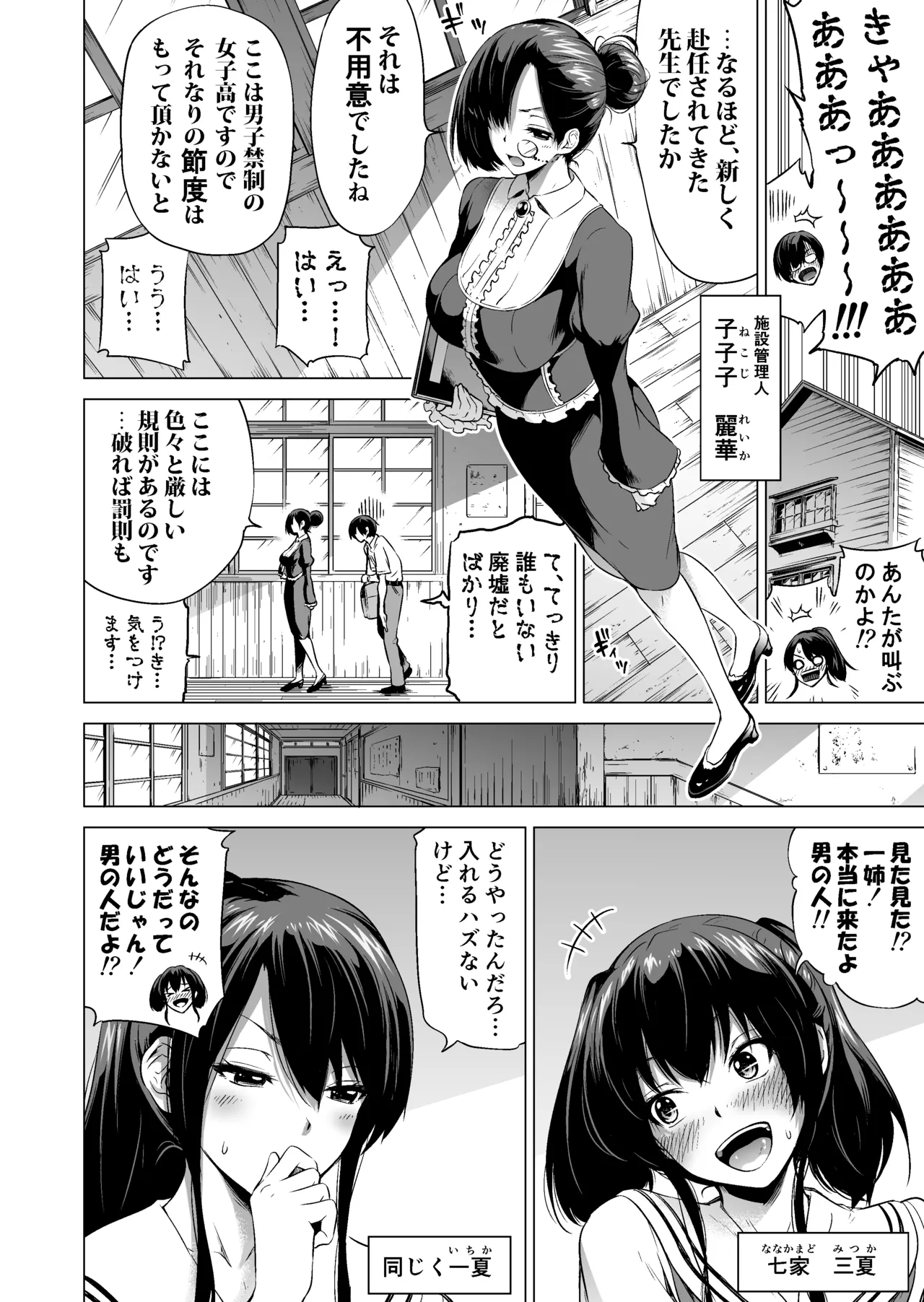 七夏の楽園〜田舎の学校で美少女ハーレム〜総集編前編 Page.13
