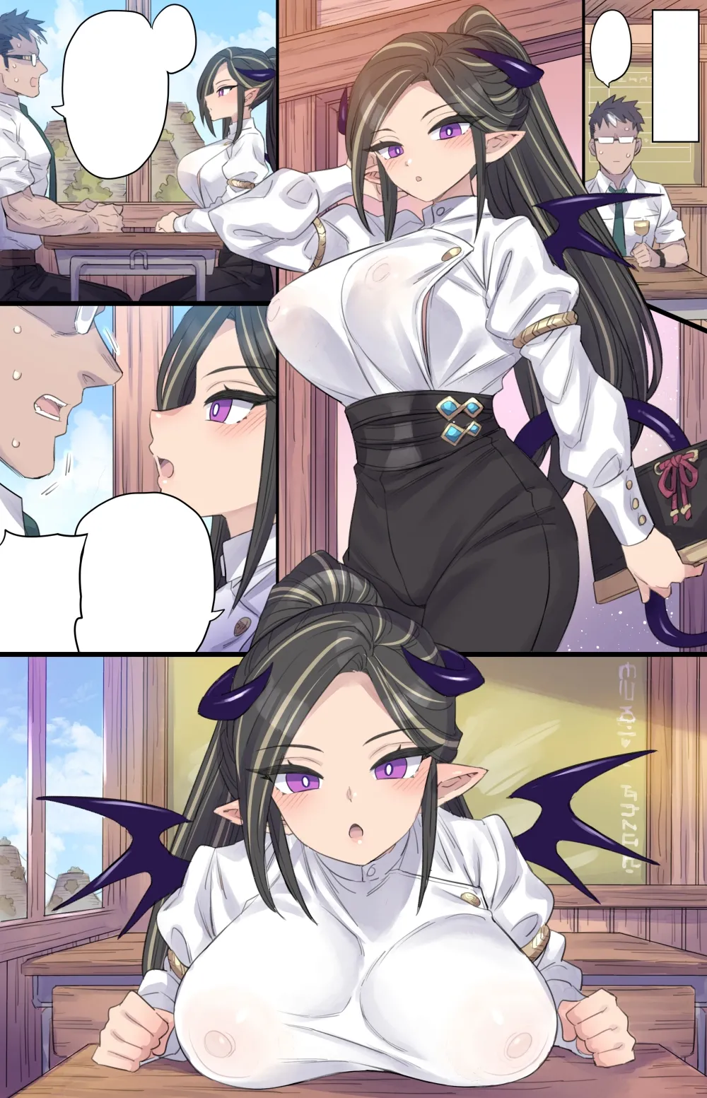 担任の先生と秘密の個人面談♥ Page.8