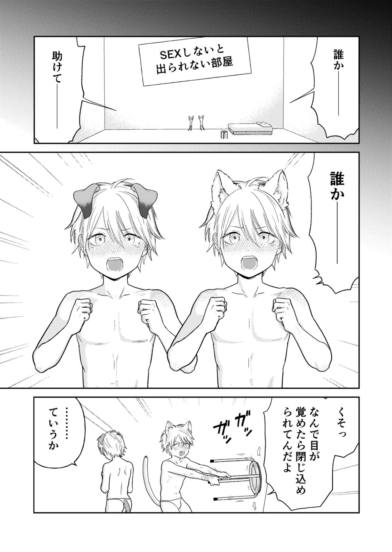 少年が寝取られる話番外編「SEXしないと出られない部屋」
