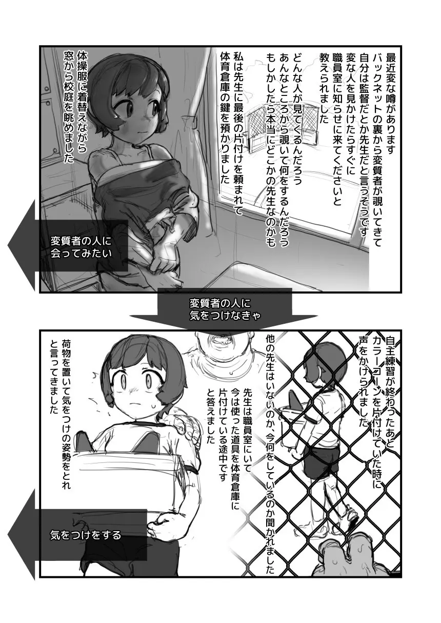 セクハラに期待してわざと無抵抗な選択肢を選べるゲームブック Page.2