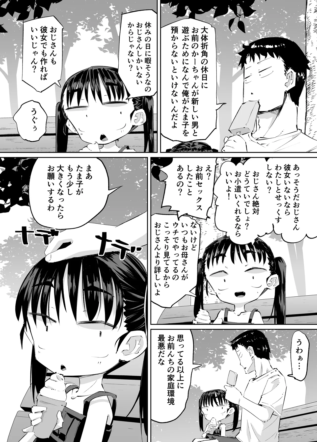 ませた姪っ子がおもらししたからエロい事した Page.3