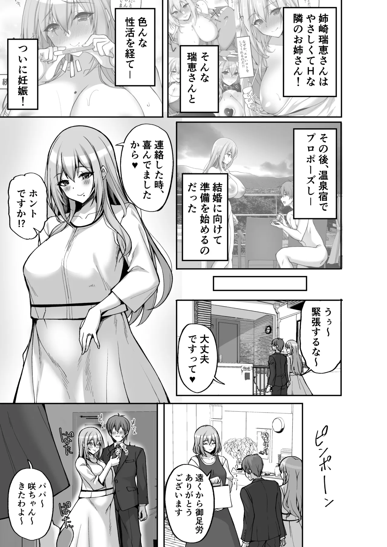Hなお姉さんは、好きですか？6〜腹ボテポリネシアンセックスと新婚初夜とアナル破瓜〜 Page.3