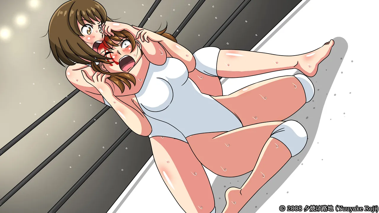 白い水着を真っ赤に染めて Page.136