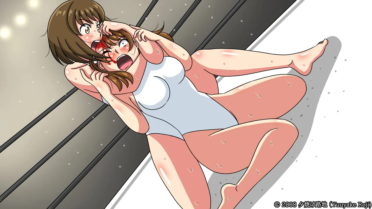 白い水着を真っ赤に染めて Page.137