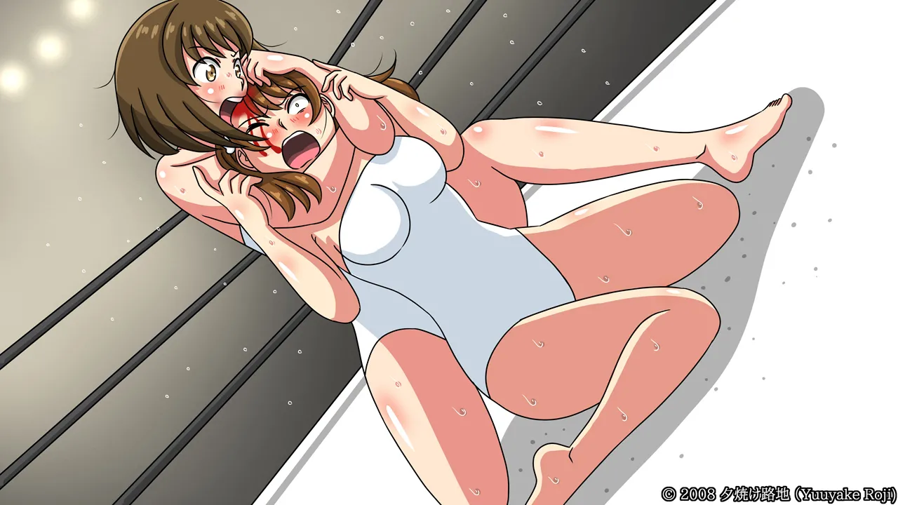 白い水着を真っ赤に染めて Page.141