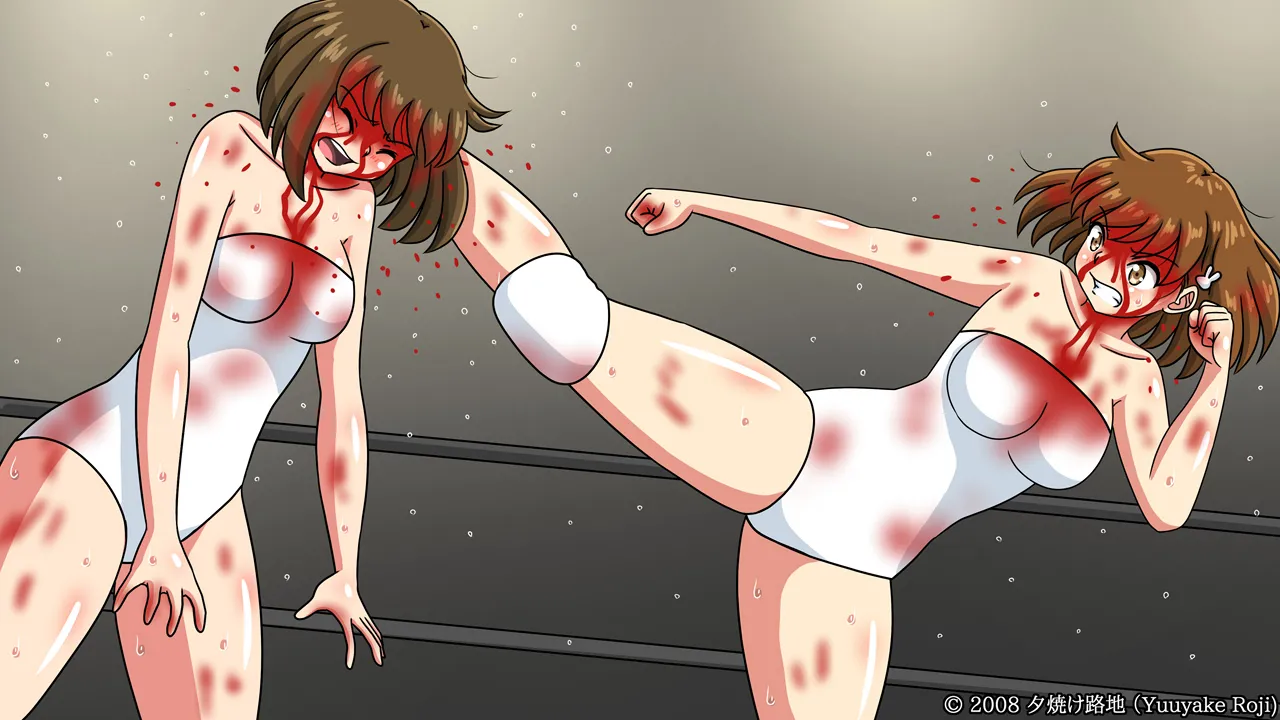 白い水着を真っ赤に染めて Page.227