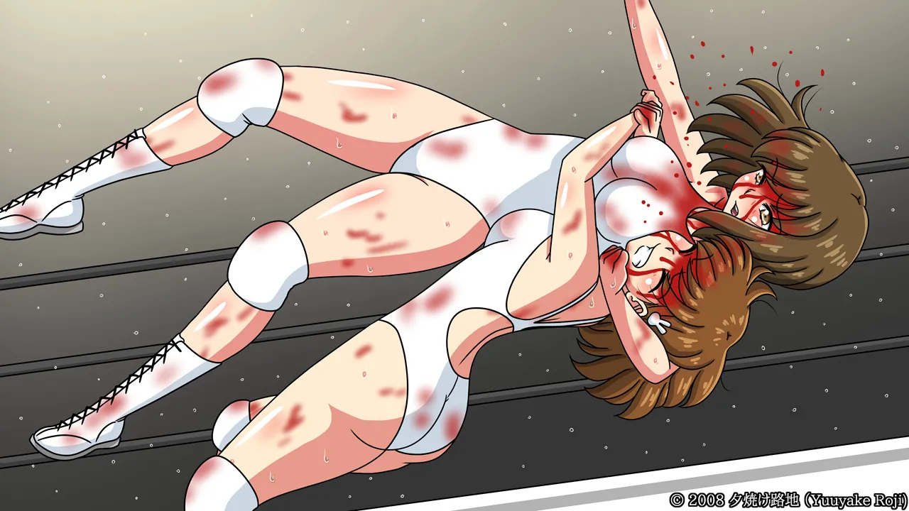 白い水着を真っ赤に染めて Page.269