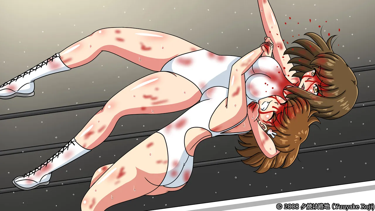 白い水着を真っ赤に染めて Page.270