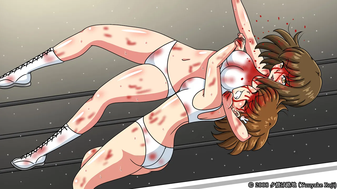 白い水着を真っ赤に染めて Page.278