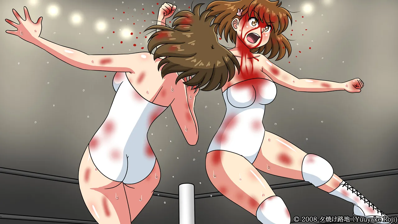 白い水着を真っ赤に染めて Page.411