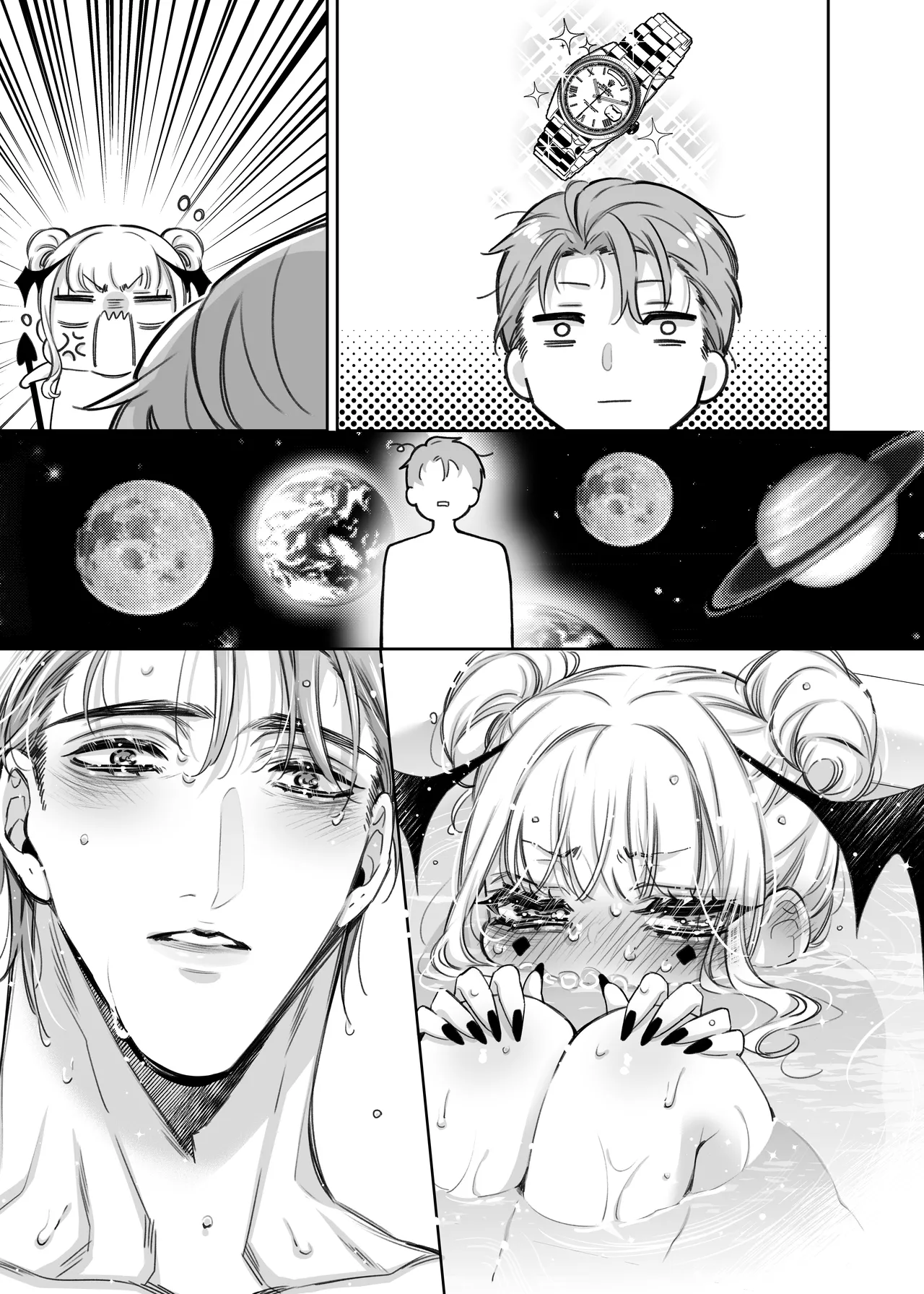 リリーちゃんは負けたくない。～高飛車サキュバスにはドS社畜でわからせて～3 Page.113