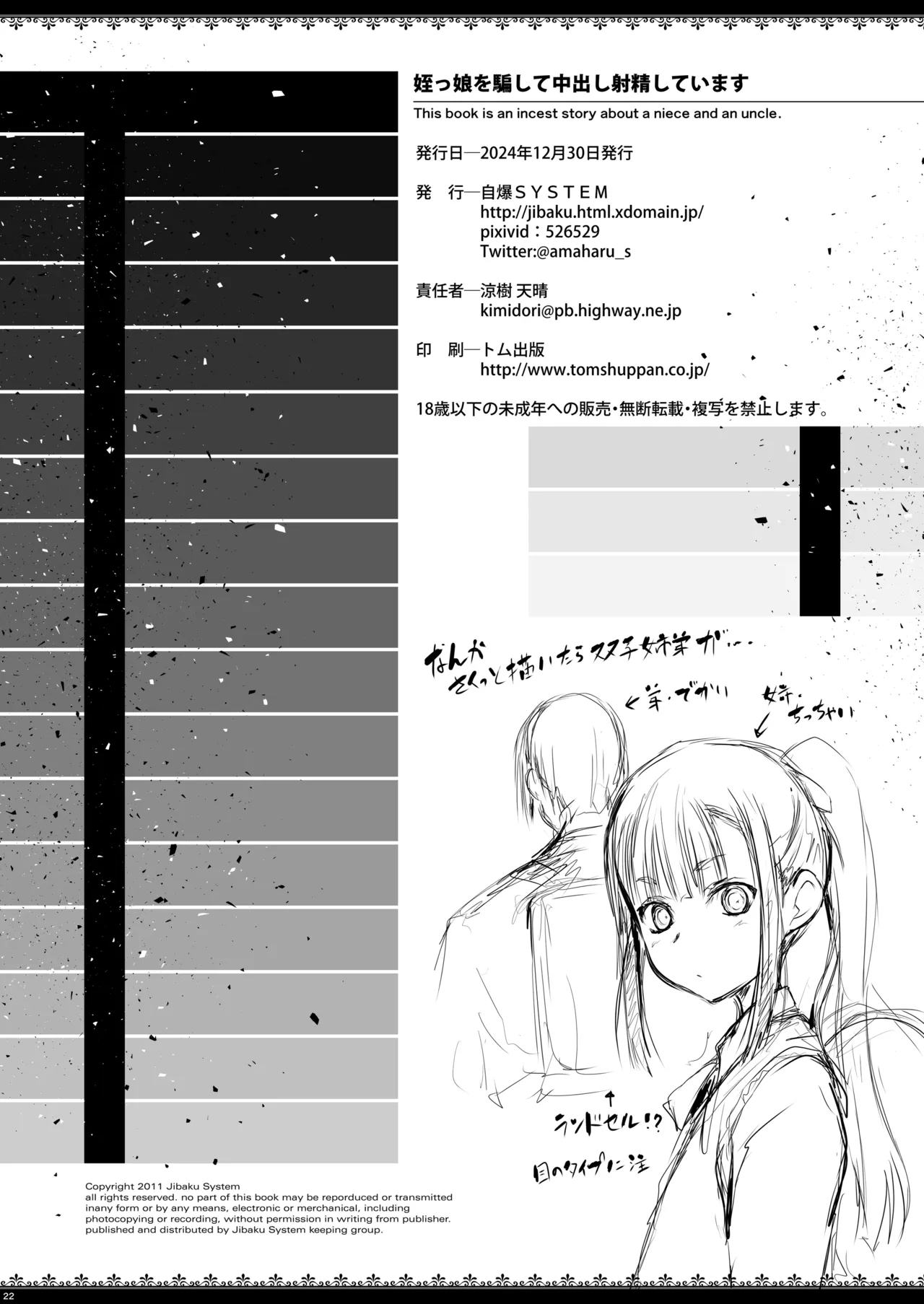 姪っ娘を騙して中出し射精しています Page.22
